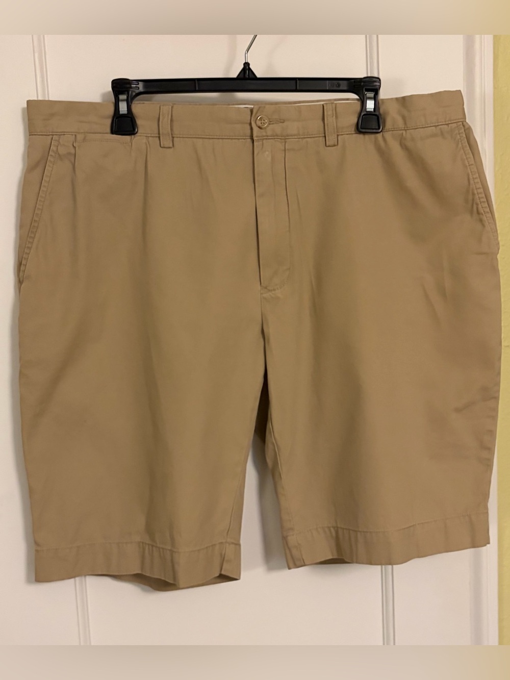 Polo Ralph Lauren Flat Front Khaki Cotton Shorts Sz 38